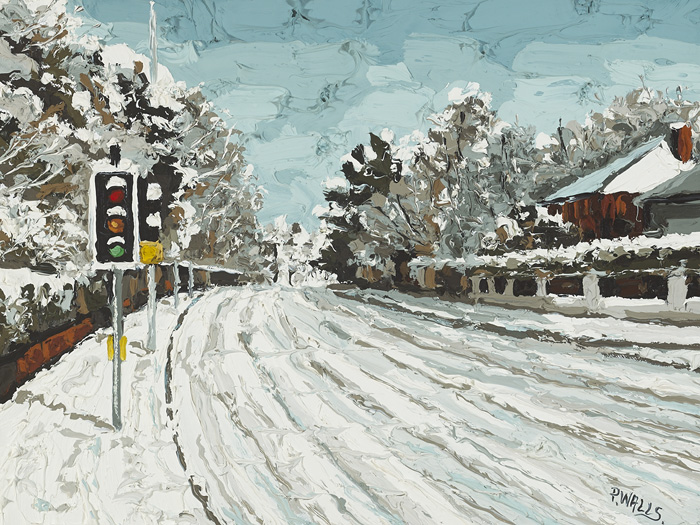 WINTER'S DAY, MALONE ROAD AT CLEAVER, REPRISE I, 2012 by Paul Walls sold for 340 at Whyte's Auctions