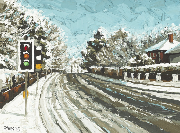 SLIGHT THAW, MALONE ROAD, BELFAST, 2012 by Paul Walls sold for 320 at Whyte's Auctions