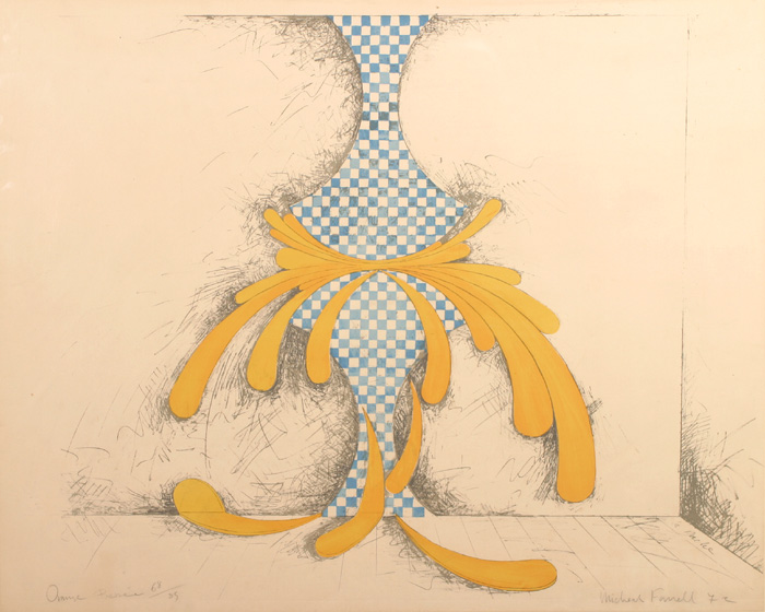 ORANGE PRESSE, 1972 by Micheal Farrell (1940-2000) at Whyte's Auctions