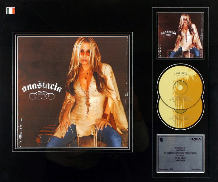 Anastacia, Double Platinum Award. at Whyte's Auctions