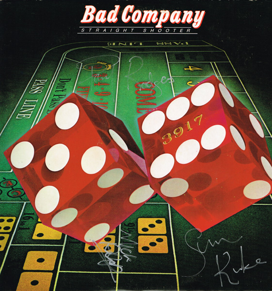 Bad Company, signed LP at Whyte's Auctions