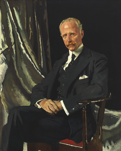 PORTRAIT OF VIVIEN HUGH SMITH (1867-1956), LATER FIRST 1st BARON BICESTER OF TUSMORE PARK, 1919 by Sir William Orpen sold for 26,000 at Whyte's Auctions