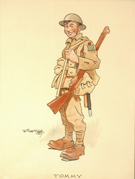 1914-1918 WW1 Cartoon of a Tommy at Whyte's Auctions | Whyte's - Irish Art  & Collectibles