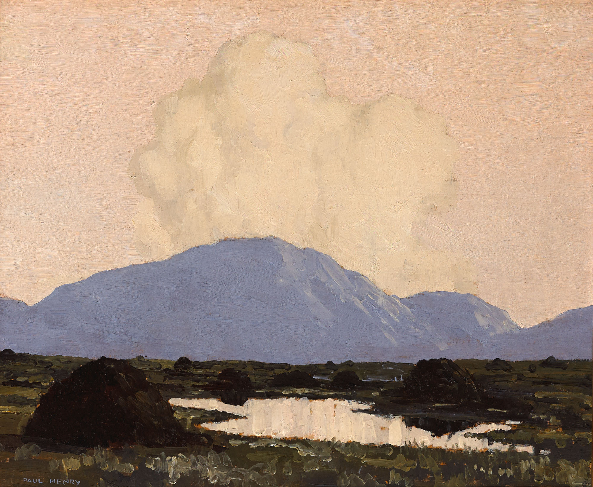 CONNEMARA, c.1929-1930 by Paul Henry sold for 66,000 at Whyte's Auctions