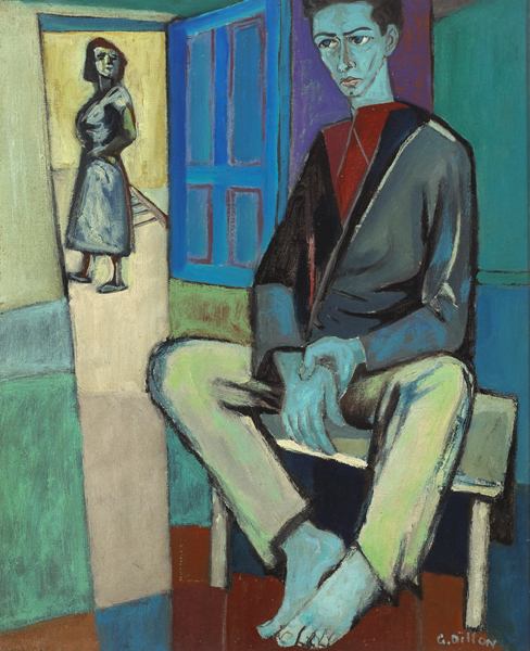 PORTRAIT OF DAN O'NEILL, 1952 by Gerard Dillon sold for 21,000 at Whyte's Auctions