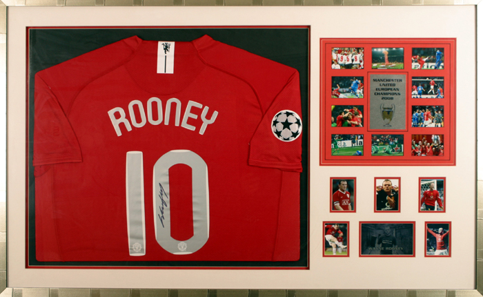 volgens Aan boord schakelaar Football, Manchester United, Wayne Rooney, signed jersey at Whyte's  Auctions | Whyte's - Irish Art & Collectibles