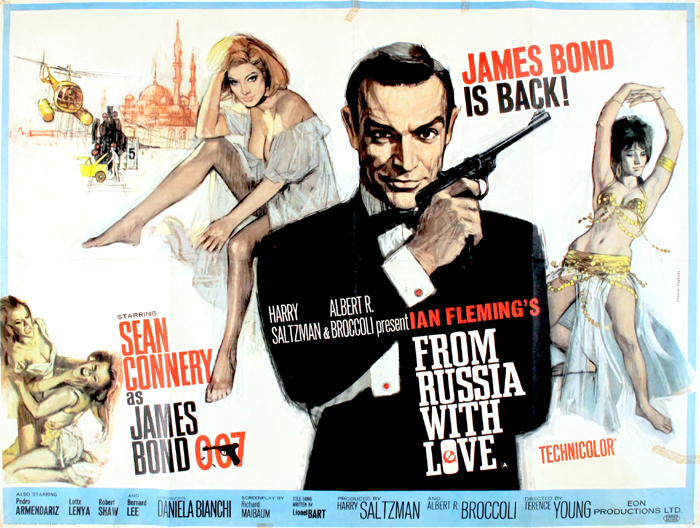 From Russia With Love, British Quad poster. at Whyte's Auctions
