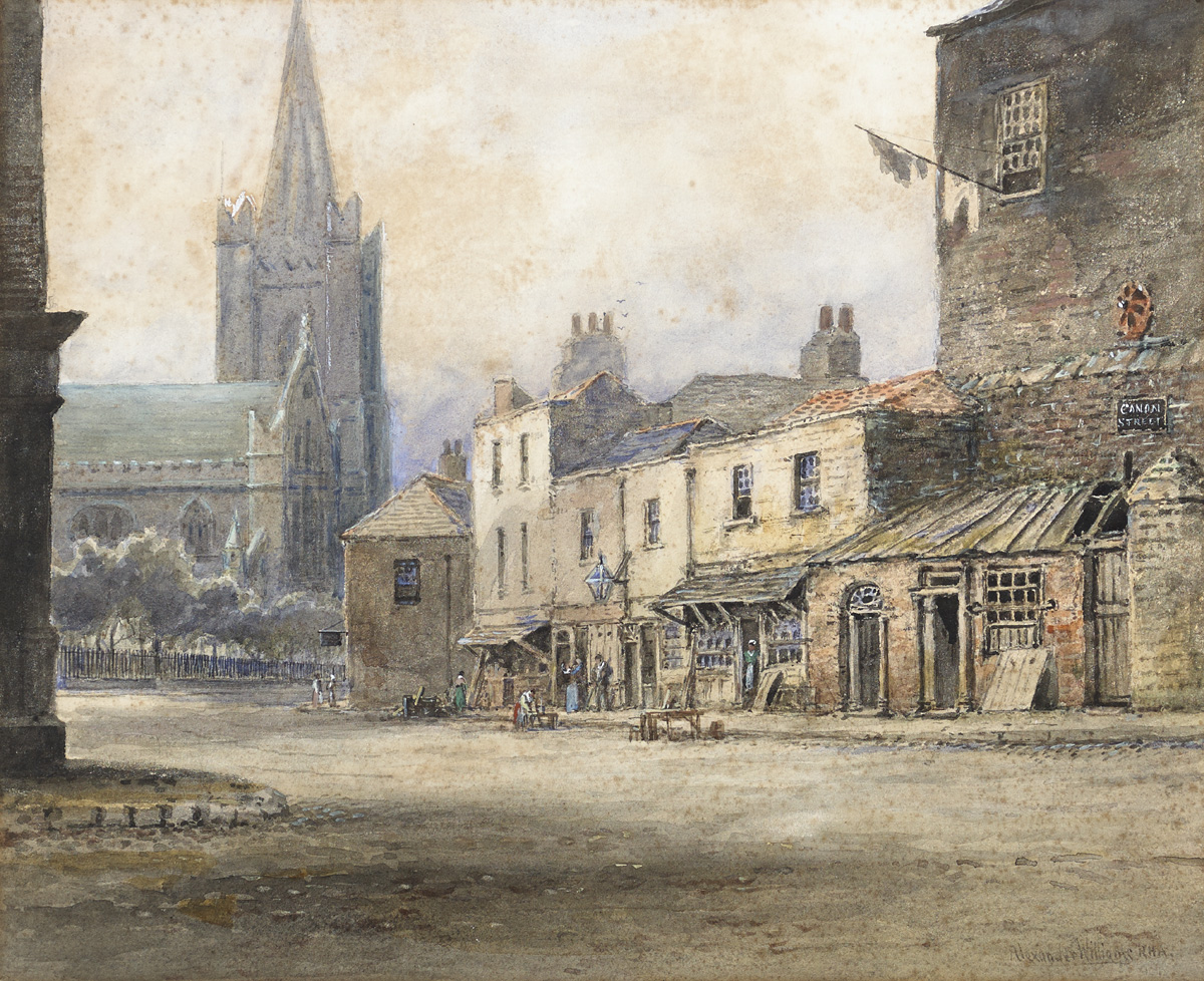 OLD CANON STREET, ST PATRICK'S CLOSE, DUBLIN by Alexander Williams sold for 2,000 at Whyte's Auctions