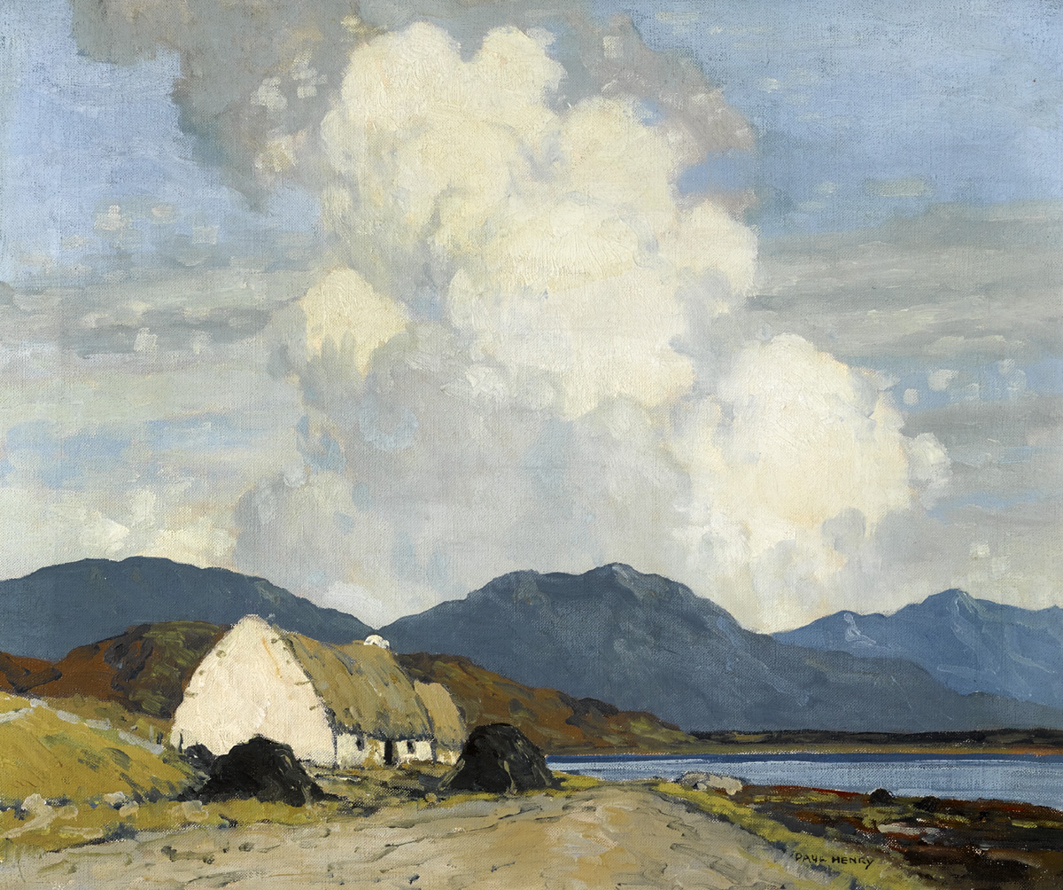 CONNEMARA LANDSCAPE, 1930-1940 by Paul Henry sold for 100,000 at Whyte's Auctions