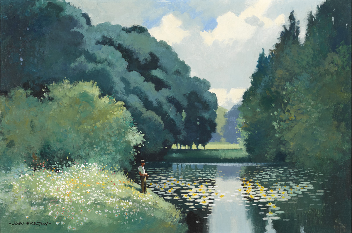 FIGURE BY A POND by John Skelton (1923-2009) at Whyte's Auctions