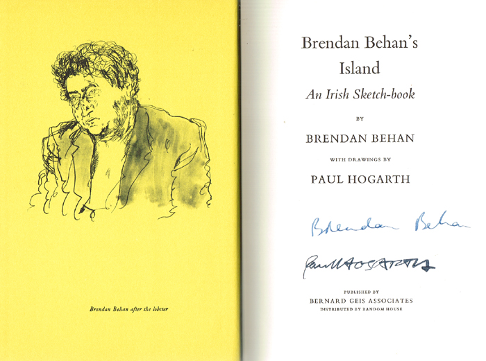 Brendan Behan, Brendan Behan's Island at Whyte's Auctions