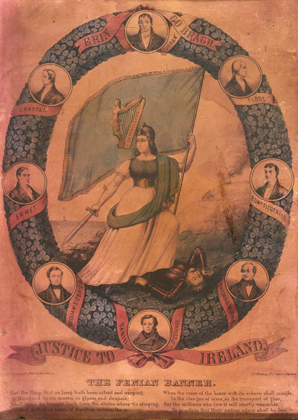 1866 The Fenian Banner, print. at Whyte's Auctions