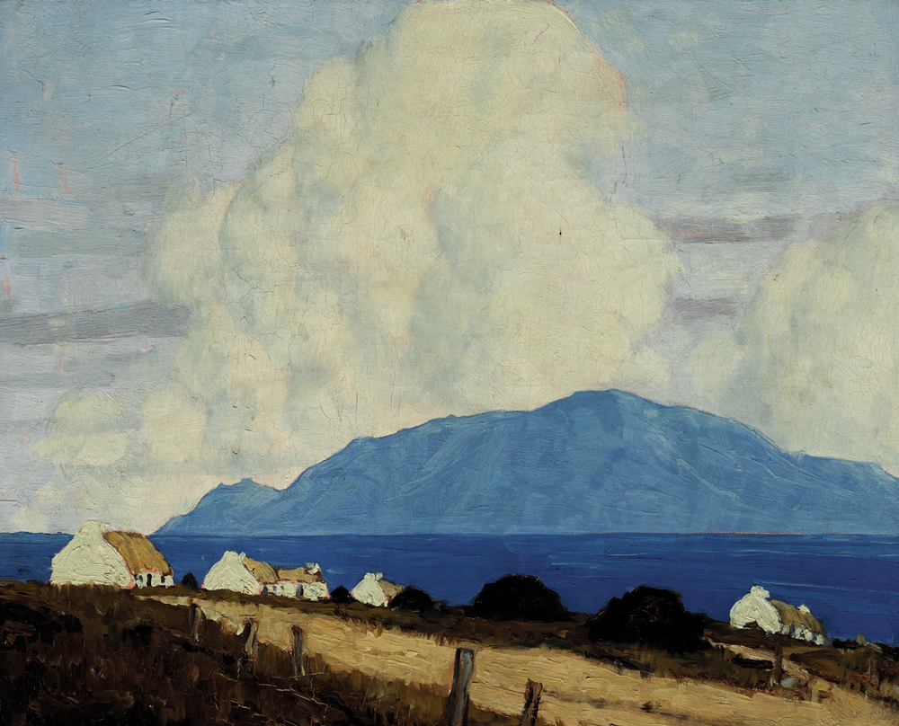 WEST OF IRELAND LANDSCAPE, 1925-1935 by Paul Henry sold for 87,000 at Whyte's Auctions