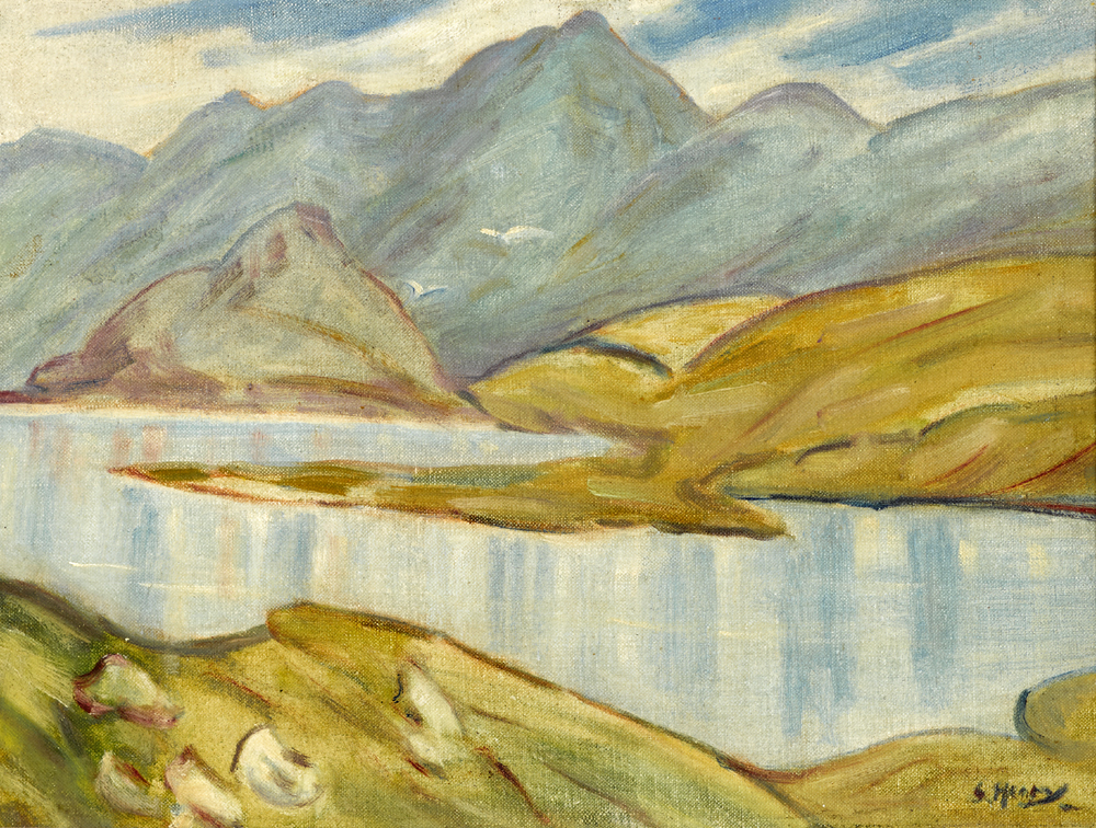 CARAGH LAKE, COUNTY KERRY by Grace Henry sold for 2,100 at Whyte's Auctions