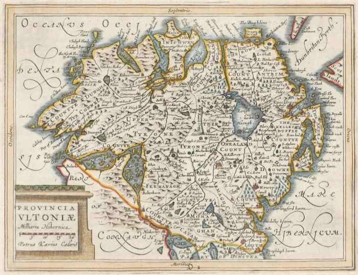Mid 17th century maps of Leinster and Ulster, after Mercator. at Whyte's Auctions
