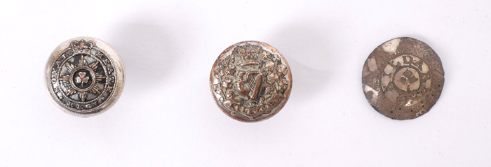 Irish Militia and Army Regimental buttons. at Whyte's Auctions