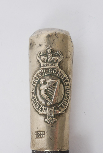 Royal Irish Constabulary swagger stick at Whyte's Auctions