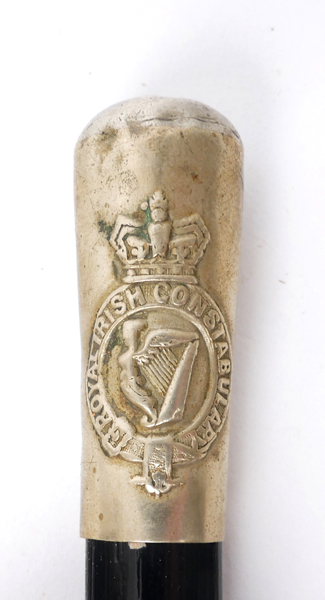 Royal Irish Constabulary swagger stick. at Whyte's Auctions