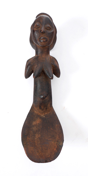 Early 20th century, Lake Victoria, Luba tribe, fertility spoon. at Whyte's Auctions