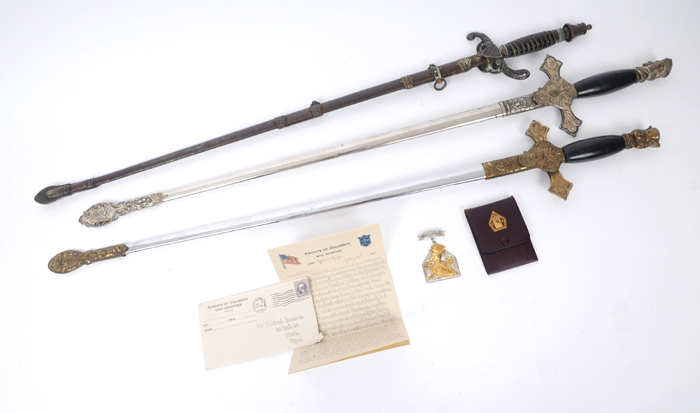 Fraternial Societies' regalia and ephemera. at Whyte's Auctions