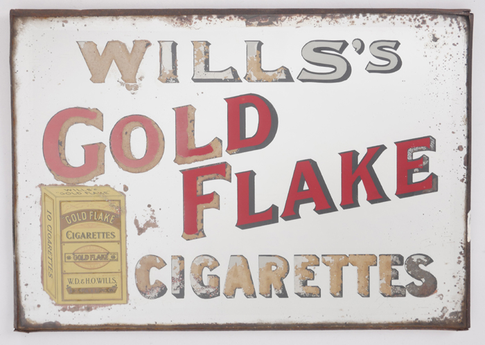 Wills's Gold Flake mirror at Whyte's Auctions