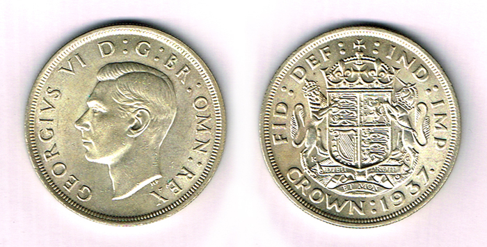 UK crowns accumulation 1935 to 1960. at Whyte's Auctions