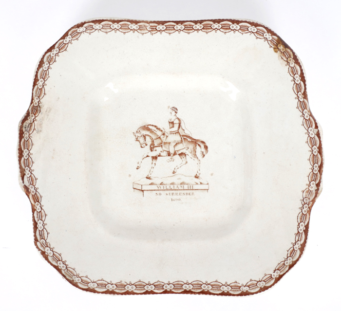 William III commemorative dish. at Whyte's Auctions