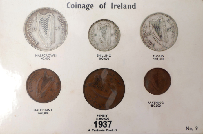 1928-1942 complete collection of issued coins. at Whyte's Auctions