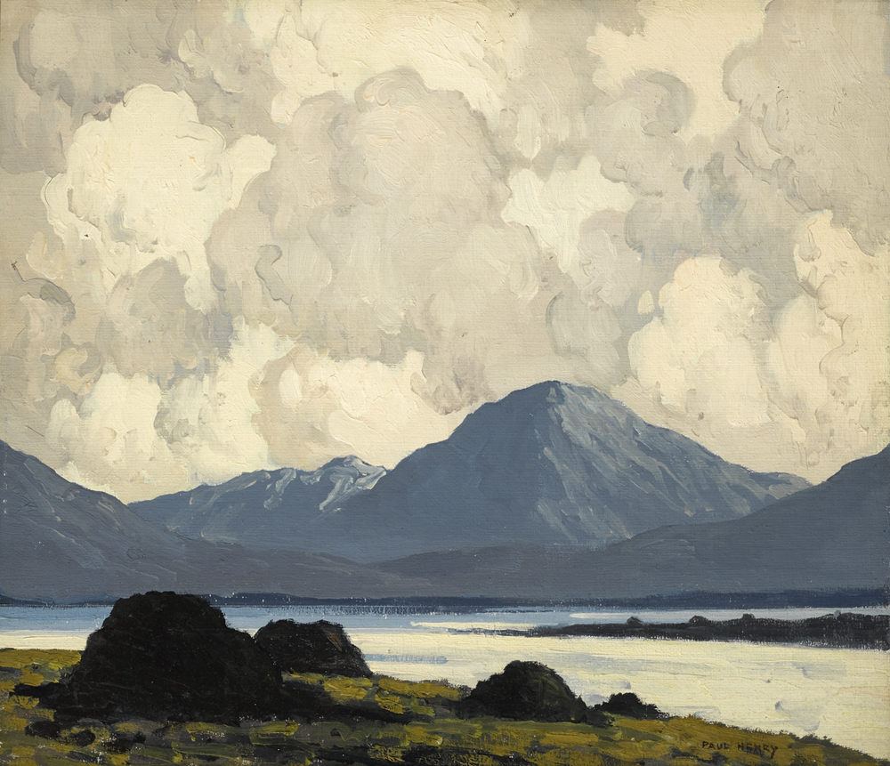 LOUGH ALTAN, COUNTY DONEGAL, c.1934-38 by Paul Henry sold for 58,000 at Whyte's Auctions