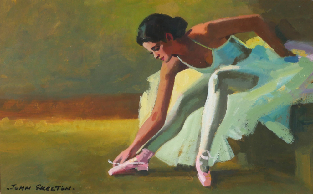 THE BALLET DANCER, 1988 by John Skelton (1923-2009) at Whyte's Auctions