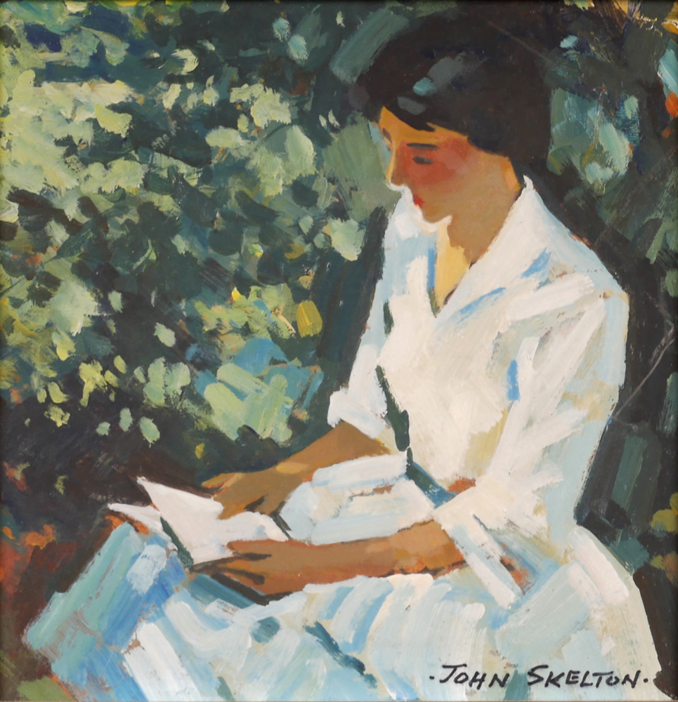 THE WHITE DRESS, 1987 by John Skelton (1923-2009) at Whyte's Auctions