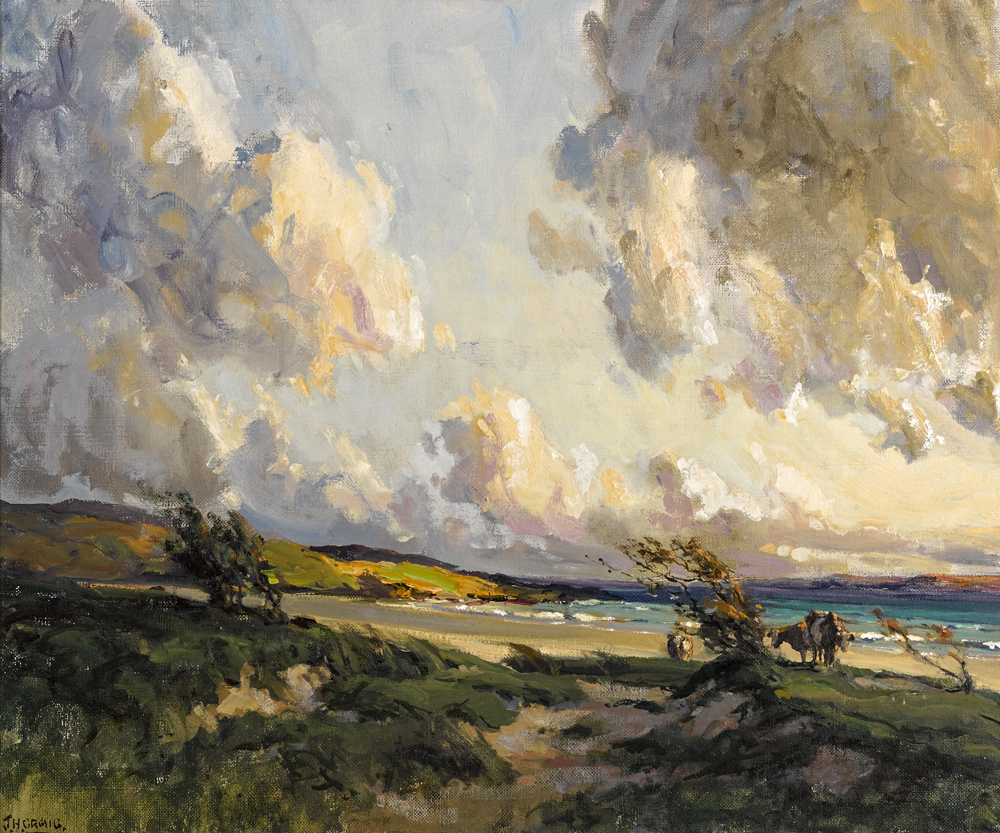 COASTAL SCENE, COUNTY DONEGAL by James Humbert Craig RHA RUA (1877-1944) at Whyte's Auctions