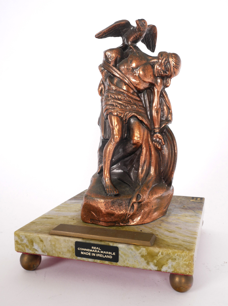 1984 The Dying Cchulainn bronze, presentation to Eileen Lemass MEP. at Whyte's Auctions