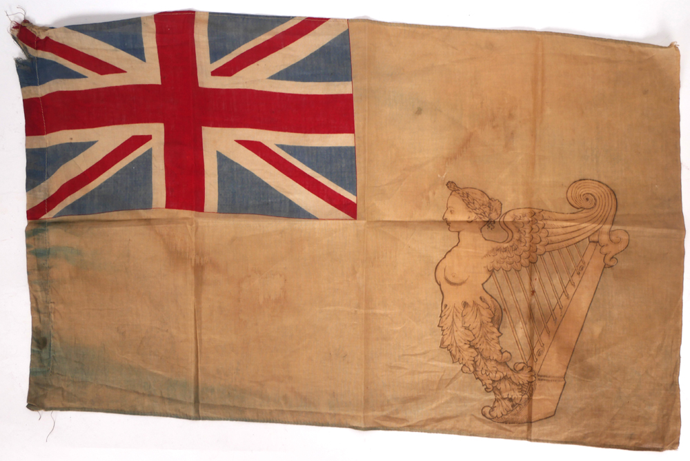 19th century Anglo Irish green ensign. at Whyte's Auctions