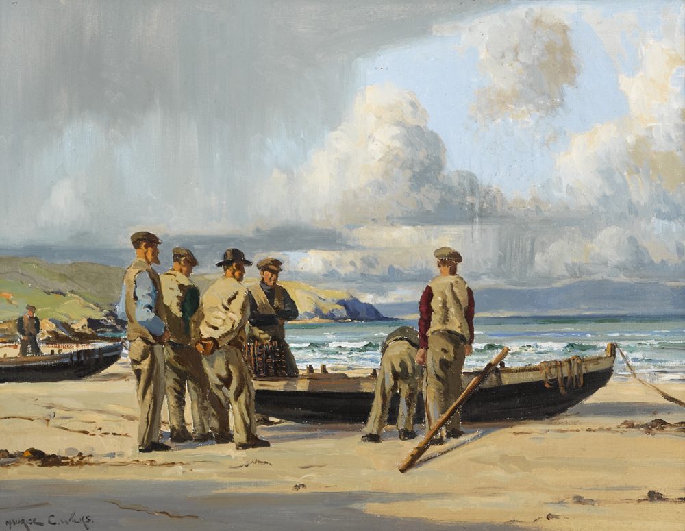 MEN OF THE WEST by Maurice Canning Wilks sold for 17,000 at Whyte's Auctions