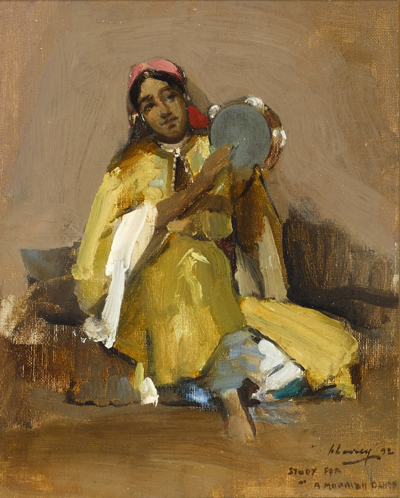 STUDY FOR A MOORISH DANCE, 1892 by Sir John Lavery sold for 8,500 at Whyte's Auctions