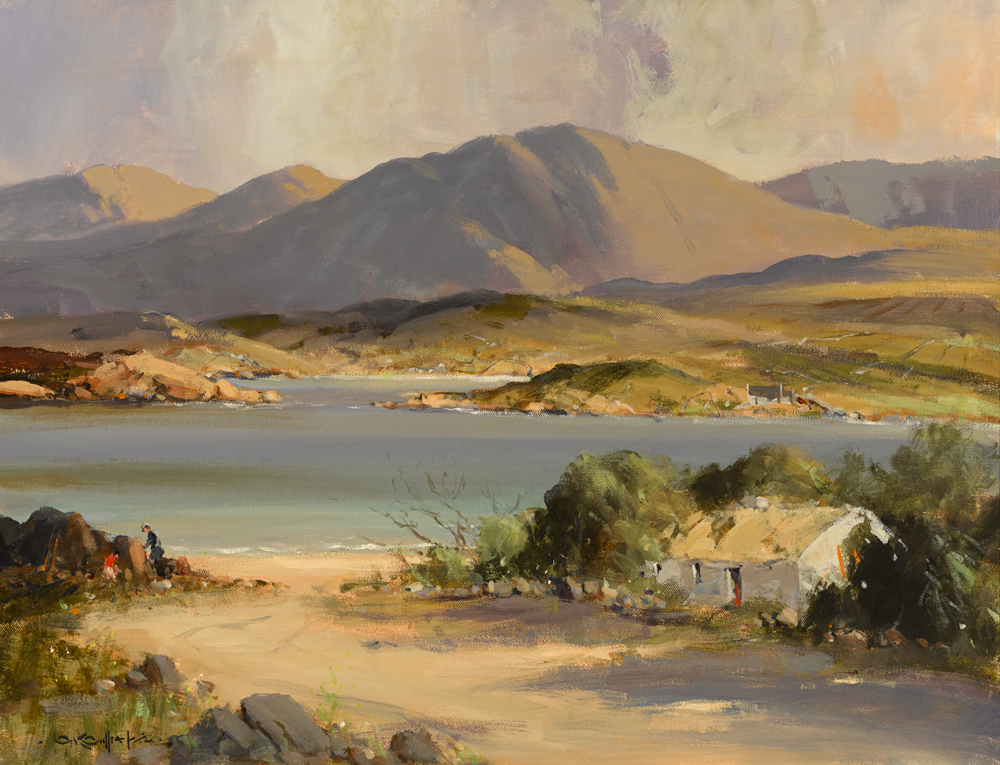 NEAR RENVYLE, CONNEMARA by George K. Gillespie RUA (1924-1995) at Whyte's Auctions