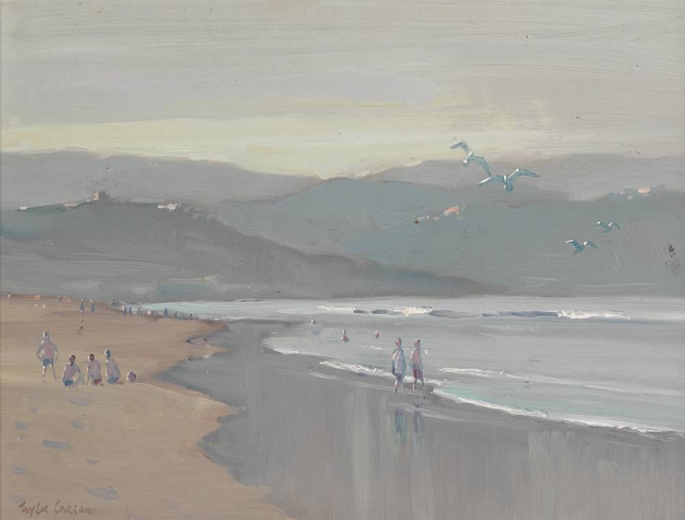 LAS PALMAS BEACH, GRAN CANARIA, 1984 by Robert Taylor Carson HRUA (1919-2008) at Whyte's Auctions