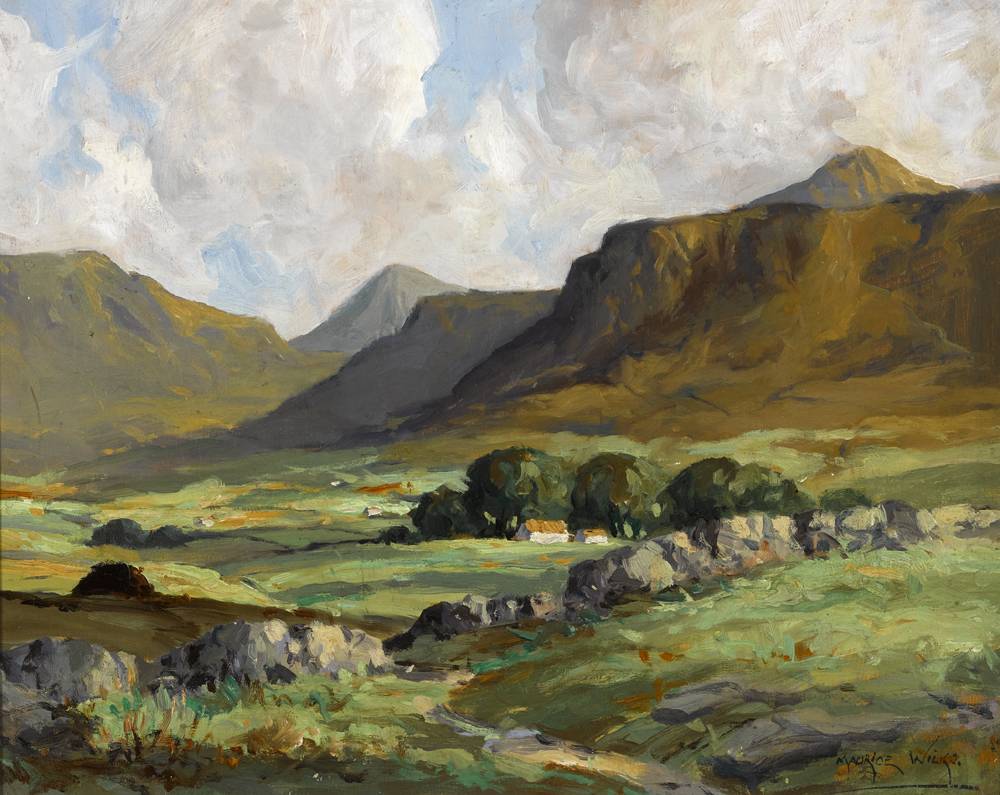 THE HARE'S GAP, MOURNE MOUNTAINS, c.1935-1939 by Maurice Canning Wilks RUA ARHA (1910-1984) at Whyte's Auctions