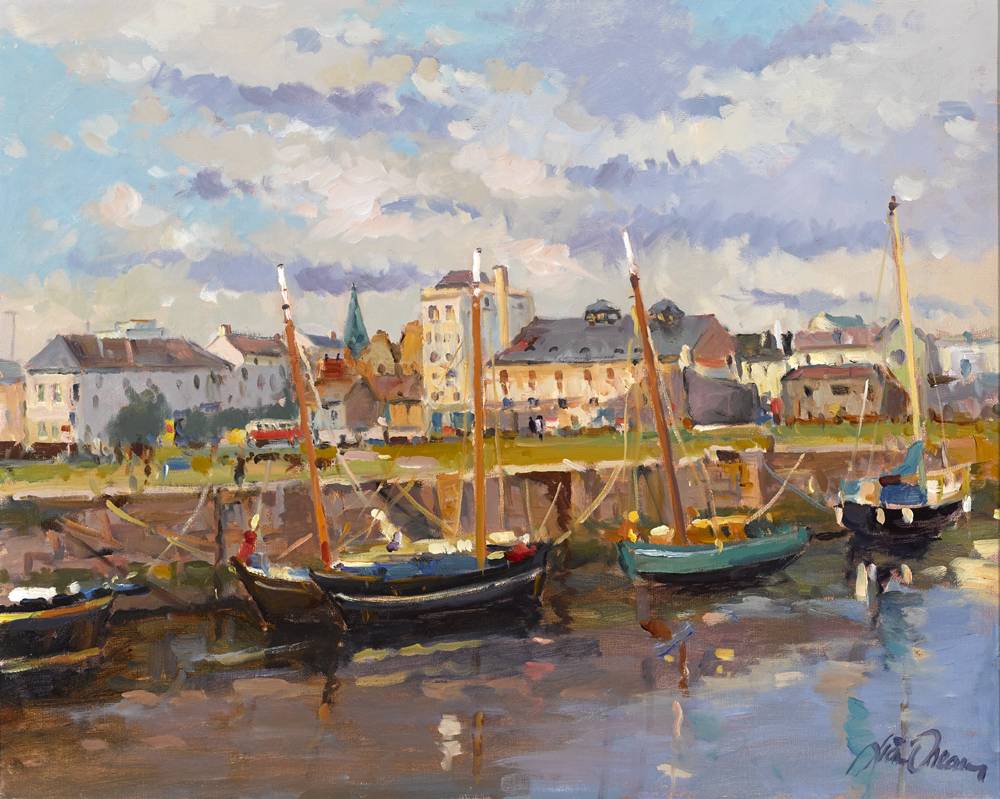 GALWAY HARBOUR by Liam Treacy (1934-2004) at Whyte's Auctions
