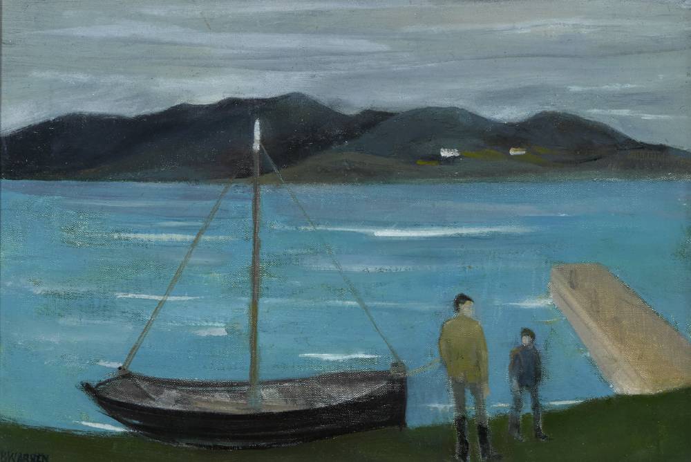 TO SCHOOL BY BOAT by Barbara Warren sold for 1,150 at Whyte's Auctions
