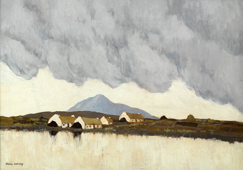 LANDSCAPE, WEST OF IRELAND, c.1915-1918 by Paul Henry sold for 80,000 at Whyte's Auctions