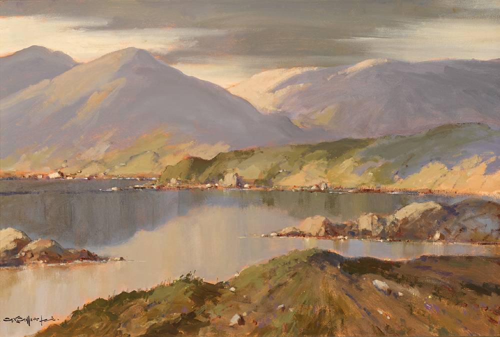 REFLECTIONS, KILLARY, COUNTY GALWAY by George K. Gillespie RUA (1924-1995) at Whyte's Auctions