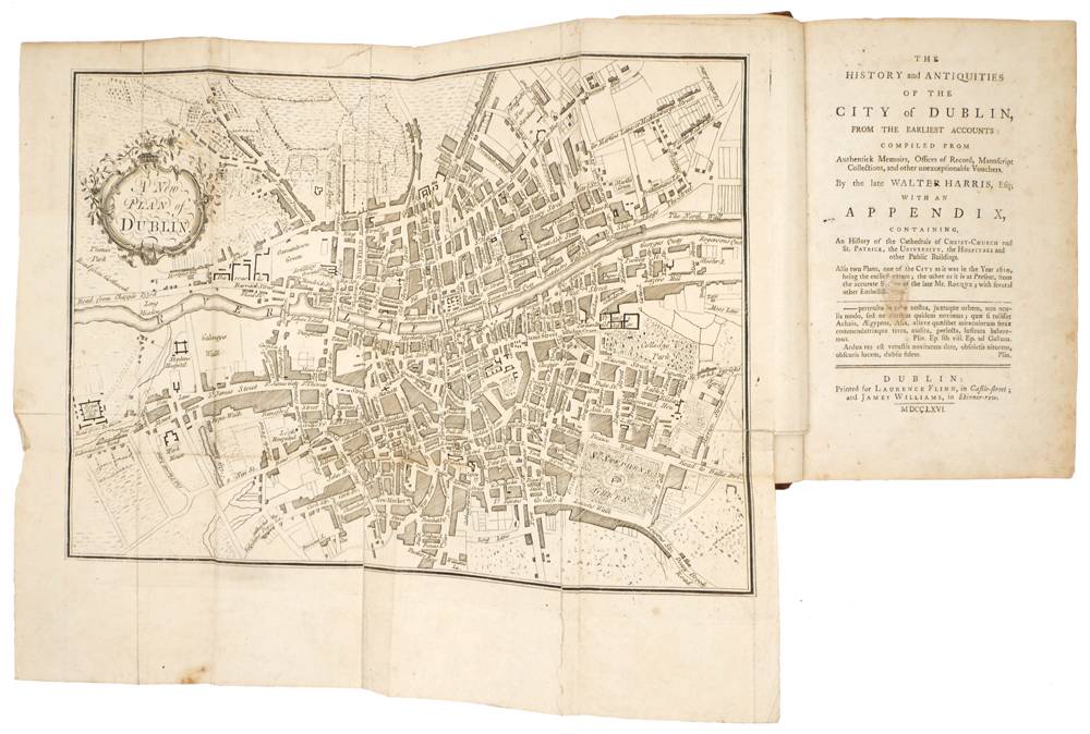 Harris, Walter. The History and Antiquities of the City of Dublin, from the Earliest Accounts: at Whyte's Auctions