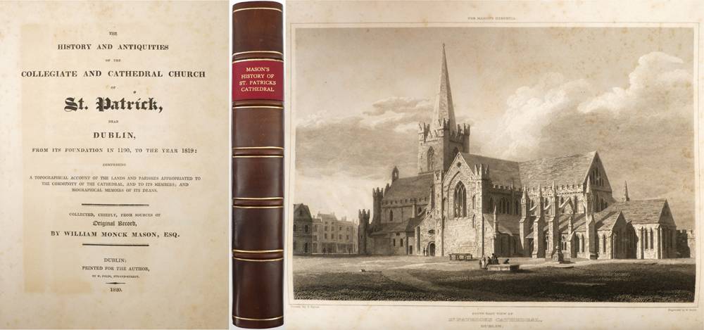 Monck Mason, William. The History and Antiquities of the Collegiate and Cathedral Church of St. Patrick, near Dublin: at Whyte's Auctions