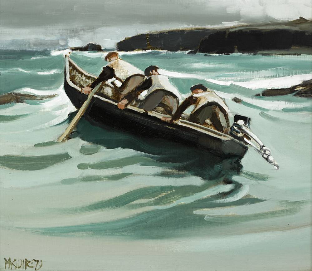 HOME TO INISHMAAN, 1979 by Cecil Maguire RHA RUA (1930-2020) at Whyte's Auctions