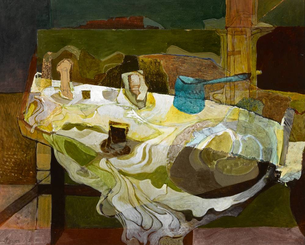 BREAKFAST AT WILBY, 1977 by Nevill Johnson sold for 9,100 at Whyte's Auctions