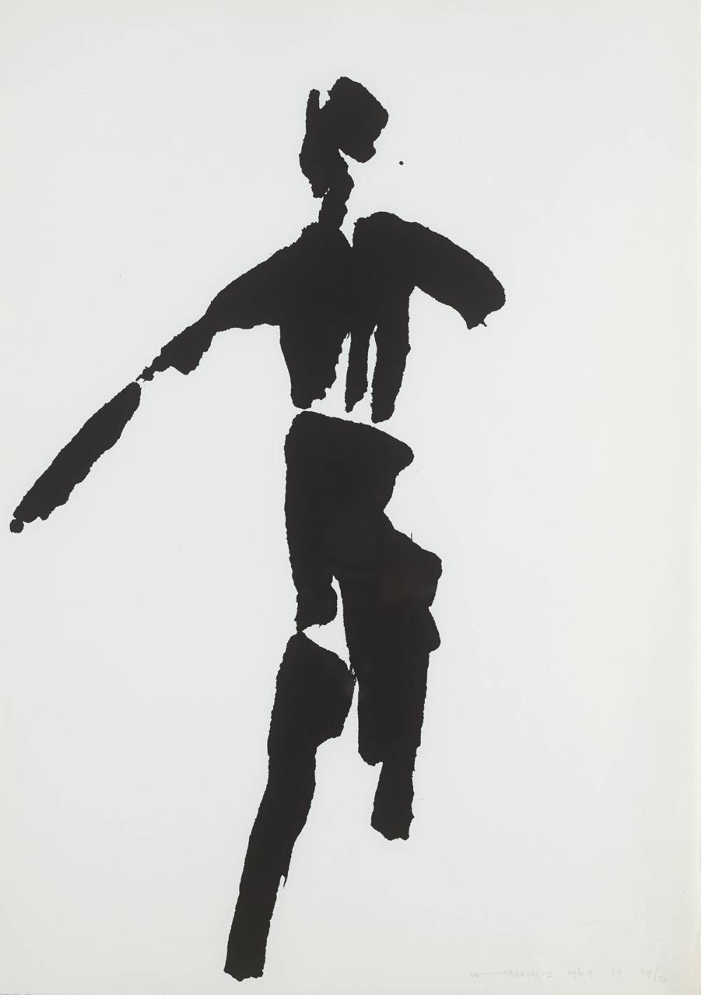 THE TIN. SWORDSMAN, 1969 by Louis le Brocquy HRHA (1916-2012) at Whyte's Auctions