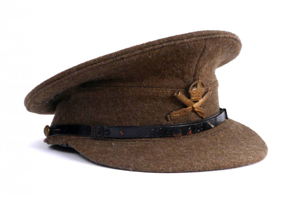 1914-1918 British Army other ranks uniform cap, Machine Gun Corps. at Whyte's Auctions