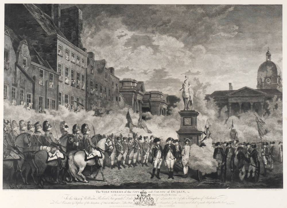 1779 The Volunteers of the City and County of Dublin - a print. at Whyte's Auctions